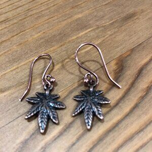 NEW Mary Jane or Weed copper earrings